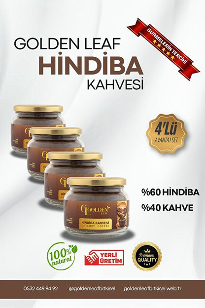Golden Leaf Hindiba Kahvesi –  Ödem Atıcı Destek & Doğal Antioksidan 1 aylık - (60 kullanım) - Net 150 gr