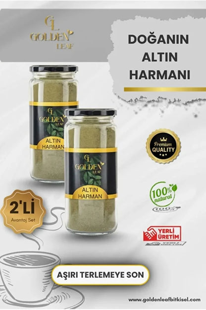 Golden Leaf Altın Harman Çayı – Terlemeyi Önlemeye ve Stresi Azaltmaya Yardımcı Bitki Çayı - 420 gr