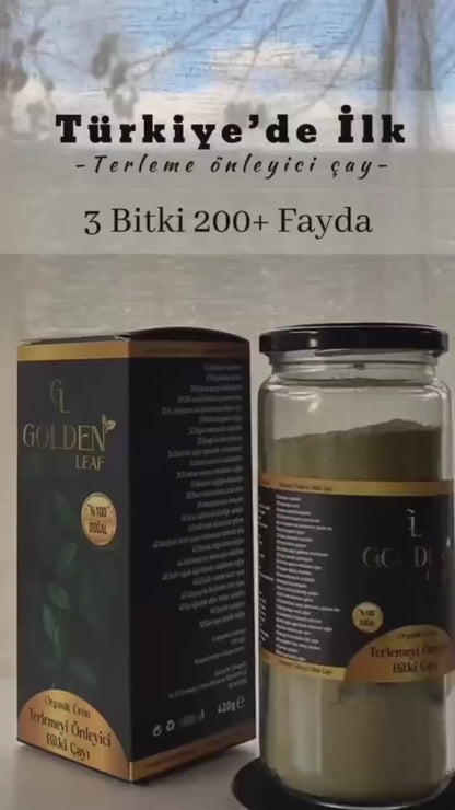 Golden Leaf Altın Harman Çayı – Terlemeyi Önlemeye ve Stresi Azaltmaya Yardımcı Bitki Çayı - 420 gr